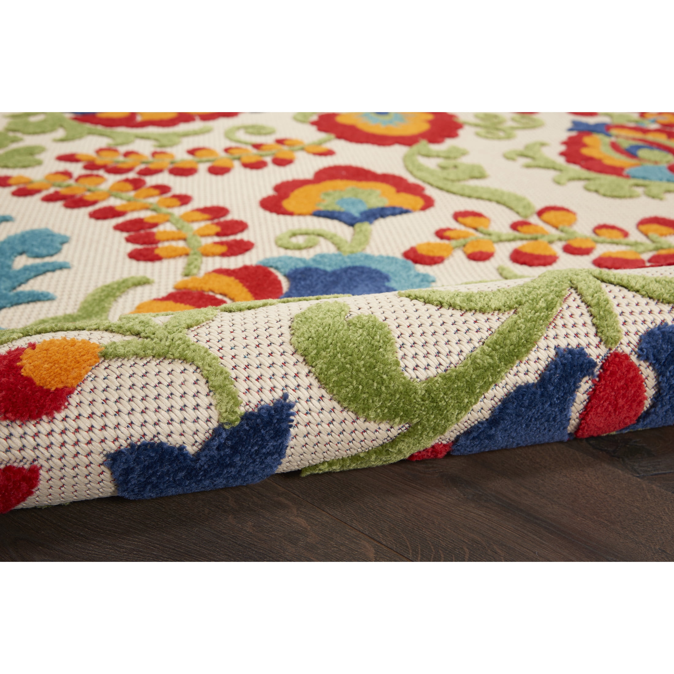 Nourison Aloha 2' x 3' Multicolor Farmhouse Rug