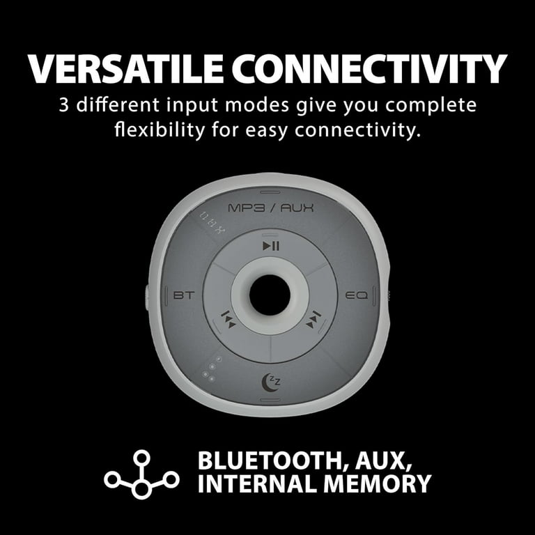 Avantree Slumber Pillow Speaker for Sleeping Private Audio with Built in White Noise Bluetooth AUX Support Volume Control Sleep Timer Charge