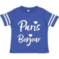 thumbnail image 3 of Inktastic Paris Bonjour with Hearts in White Text Boys or Girls Toddler T-Shirt, 3 of 5