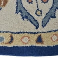 thumbnail image 5 of Rugsotic Carpets Hand Tufted Wool Eco-Friendly Area Rugs - 6'x6', Round, Blue Beige, Modern Contemporary Design, High Pile Handmade Anti Skid Rugs for Living Room, Bed Room (K00644), 5 of 6
