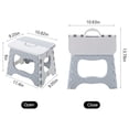 thumbnail image 2 of Taburete plegable portátil, tamaño pequeño para un fácil almacenamiento, fácil de usar para adultos en el baño, el jardín y la cocina, 2 of 3