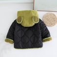 thumbnail image 3 of cfhntfmh Baby Girls Boys Winter Coat Long Sleeve Buttons down Jacket Windproof er Hooded Outwear for 3-8 Years, 3 of 3