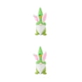 thumbnail image 4 of Naiovety decoraciones de pascua suministros de fiesta de primavera decoración de adorno de festival diseño de escena gnomo muñeca festivales Verde 2piezas Naiovety CBP390707, 4 of 6