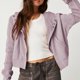 thumbnail image 3 of Paneled Sweatshirt Women Hooded Long Sleeves For Loose Slouchy Zip Hoodies, 3 of 8