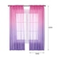 thumbnail image 1 of ux Linen Ombre Sheer Cortinas Voile Semi Sheer Cortinas para Dormitorio Sala de estar Juego de, 1 of 8