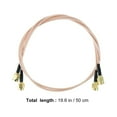 thumbnail image 2 of 2pcs SMA macho a SMA macho Cable RG316 RF coaxial coaxial cable extensor de antena, 2 of 5