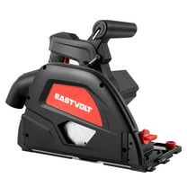 Eastvolt 9-Amp 6-1/2" Plunge Circular Track Saw, 0-45°Bevel Adjustment, 5500RPM Plunge Saw for Wood Cutting
