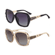 thumbnail image 1 of 2 Gafas De Sol De Moda Estilo Retro Uv400 Para dama Malubero Negro y Beige, 1 of 4