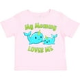 thumbnail image 3 of Inktastic My Mommy loves me- cute narwhal Boys or Girls Toddler T-Shirt, 3 of 5