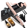 thumbnail image 1 of Plancha De Cabello Profesional De Cerámica 2 En 1 Para Pelo Modelo Rosa, 1 of 4