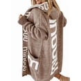 thumbnail image 1 of Cárdigan de mujer, cárdigan largo, sudadera con capucha, holgado, cálido, otoño, chaqueta de invierno, abrigo con capucha, 1 of 5