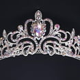 thumbnail image 2 of Rhinestone Crystal Tiara-Wedding Bridal Prom Birthday Pegeant Prinecess Crown, 2 of 6