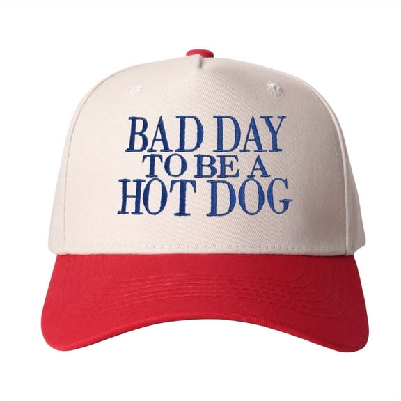 Bad Day To BE Embroidered Trucker Hat Humorous Novelty Statement Cap Unisex Adjustable Snapback for Weekend and Party Wear