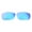 Ice Blue Coated - Polarized, variant on Walleva Black Polarized Replacement Lenses for Maui Jim Black Coral Sunglasses