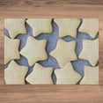 thumbnail image 5 of Ambesonne Cookie Jigsaw Puzzle Durable Cardboard, Star Shaped Biscuits Print, 1000 pcs, Ceil Blue and Beige, 5 of 5