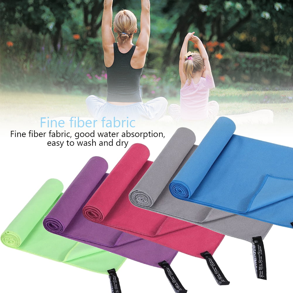 Easy to use and Lightweight Soft Breathable Cloth Keeps You Cool and Dry Machine Washable - Each 40 x 12 4 Pack - Quick Dry Towel for Sport TOWE Microfiber Cooling Towel Yoga or Gym 