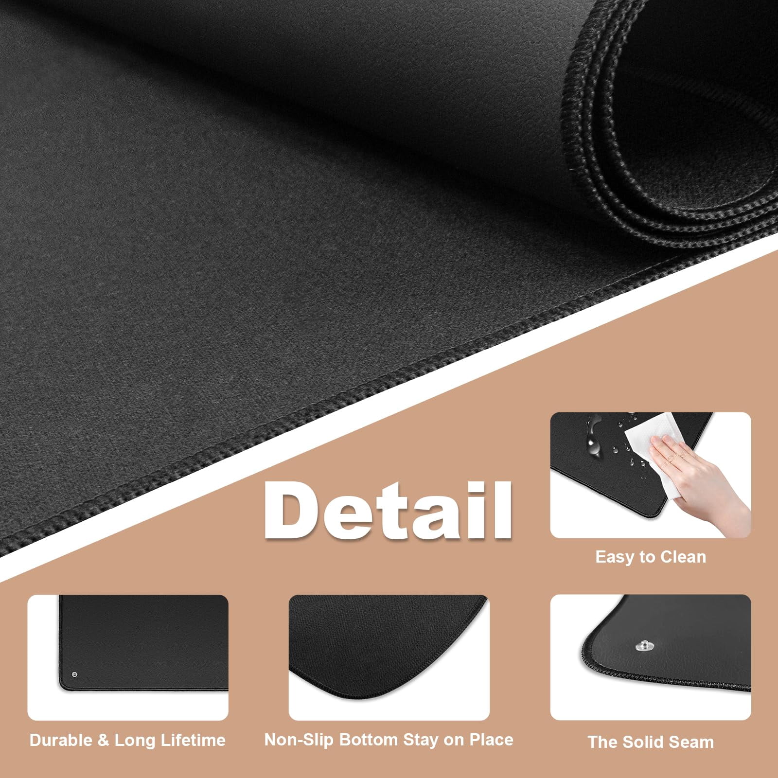 3mm thick Grounding Mat 22.68x35.43 Earthing Pad for Improve Sleep, Pain Relief, Reduce Anxiety, Grounding Mats for Working Yoga