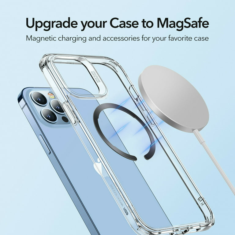 ESR Magnetic Ring 360 (HaloLock), Compatible with MagSafe Ring, Universal  Magnetic Conversion Kit Compatible with MagSafe Sticker, for iPhone