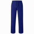thumbnail image 5 of TAmten Boy Pants Size 10-12 Boys Baggy Sweatpants Open Bottom Straight Wide Leg Athletic Joggers Casual Drawstring Elastic Waist Sweat Pants with Pockets(Blue,11-12 Years), 5 of 5