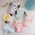 thumbnail image 2 of LLavero de peluche con diseño de conejo de arrastre para niña, colgante de muñeco con 16cm, bonito dibujo de melodía Kuromi Cinnamoroll Pochacco Fivean unisex, 2 of 2