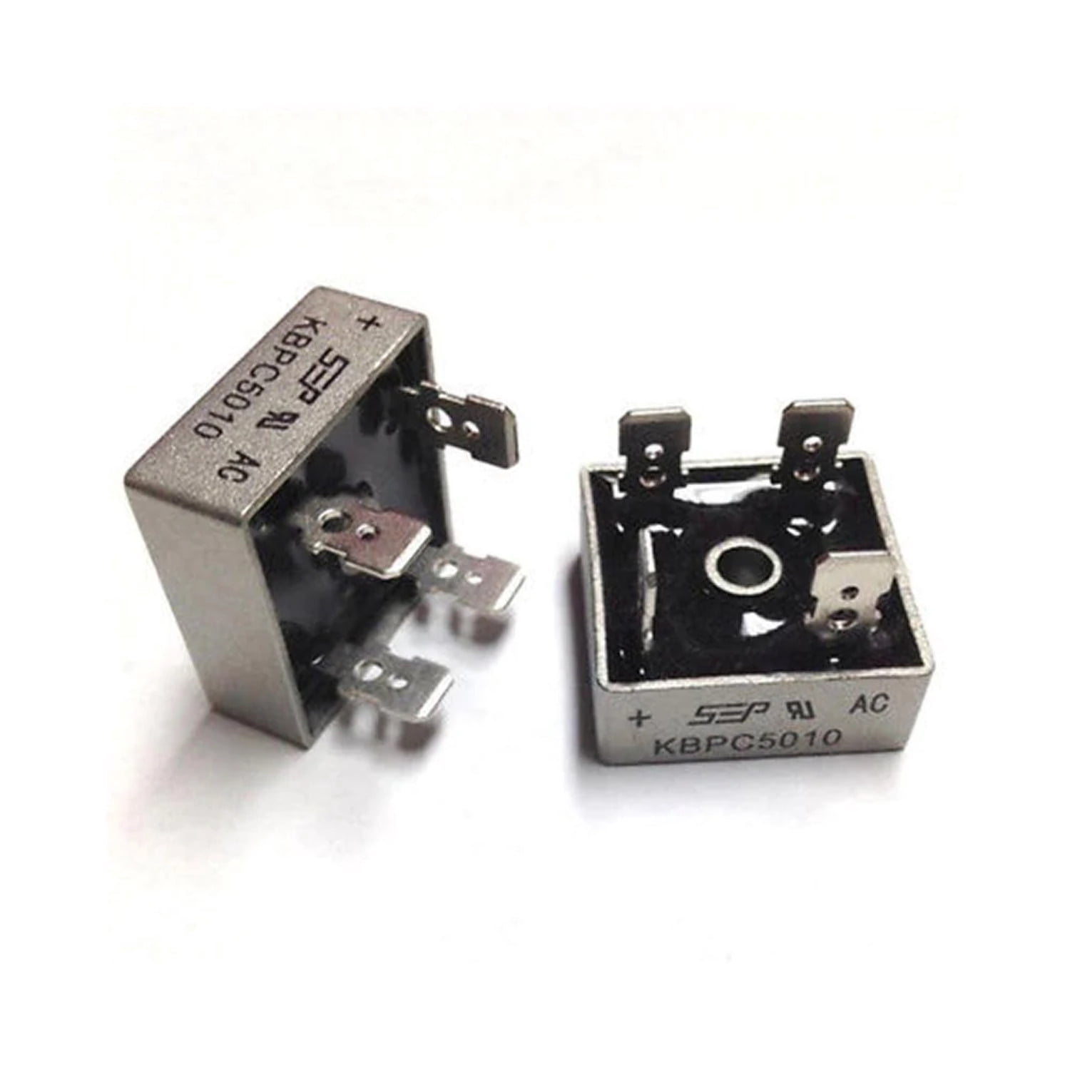 KBPC5010 1000V 50A Metal Case Single Phase Diode Bridge Rectifier (Box of 50 Pieces)