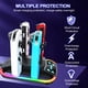 thumbnail image 2 of Base de Carga 4 en 1 para Nintendo Switch Joy-Con con Iluminación RGB Ajustable: Estación de Carga Rápida de 2 Horas para Controles de Interruptores, 2 of 6