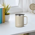 thumbnail image 6 of Insulated Coffee Mug, 20oz Stainless Steel Tumbler with Slider Lid Travel Coffee Cups with Handle for Camping Office Home, Black(D), 6 of 6