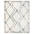 thumbnail image 3 of SAFAVIEH Skyler Leontyne Geometric Area Rug, Ivory/Blue, 8' x 10', 3 of 8