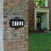 Solar House Number Sign