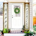 thumbnail image 2 of Junepar 2Pcs St Patrick's Day Door Hanging Banner Decoration St Patrick's Front Porch Door Cover Green Shamrock Welcome Sign Backdrop for Irish Party Home Wall Decor #A3, 2 of 6