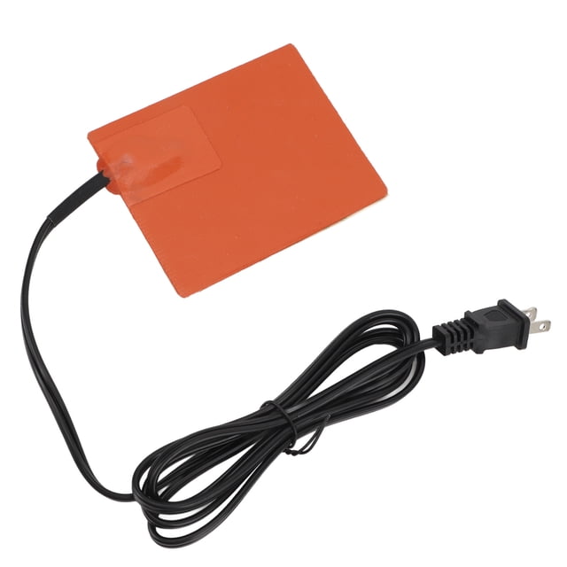 Silicone Heater Mat, Silicone Rubber Heating Plate Fast Heating Excellent Electric Strength for Pipes
