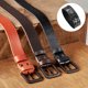 thumbnail image 4 of Accesorios de Bucle de Cuero de 3 Piezas, Sujetadores de 1.5 Pulgadas para Correas de Longitud Extra [Negro], 4 of 7