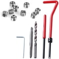 thumbnail image 1 of Metric Thread Repair Kit, 30PCS M6 Steel Inserts, Handy Auto Fix Tool Set, 1 of 5