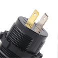 thumbnail image 3 of Car Digital Display Voltage Current Gauge Monitor Waterproof Fast Charger 23.6in CableRed DC12-24V, 3 of 5