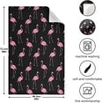 thumbnail image 3 of Dreamtimes Pink Flamingo Black Bird Summer Kitchen Towels Dish Bar Tea Towel Dishcloths Set of 4 Super Absorbent Soft 18 x 28 inches, 3 of 7