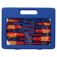 thumbnail image 3 of VDE Insulated Electricians Electrical Screwdriver Set Pozi and Flat Headed 7pc, 3 of 3