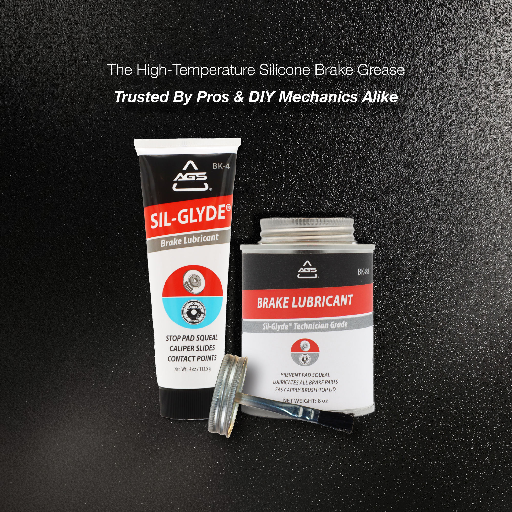 AGS American Grease Stick Sil-Glyde Silicone Brake Caliper Lubricant 4 oz