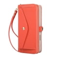 thumbnail image 2 of Wallet Case for Samsung Galaxy S26 Plus 5G 6.7-inch, Litchi Leather Flip Zipper Purse Cover with Card Holder, Heart Makeup Mirror, Crossbody Lanyard, Kickstand Shockproof Protective Phone Case ﻿, 2 of 11