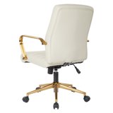 Baldwin Mid-Back Faux Leather Chair - Walmart.com