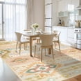 thumbnail image 2 of Wellber Soft Boho Rug Modern Area Rugs Indoor Carpet for Living Room Bedroom Home Decor,4'x6',Beige, 2 of 7