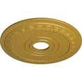 thumbnail image 3 of Ekena Millwork 17 1/2"OD x 3 5/8"ID x 1"P Munich Ceiling Medallion (Fits Canopies up to 5 5/8"), Hand-Painted Iridescent Gold, 3 of 6