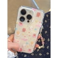 thumbnail image 5 of INS cute cat sweet love cake graffiti cartoon bracelet IMD phone case for iPhone 13 15 Pro Max 11 12 14 Promax back cover, 5 of 7