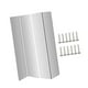 thumbnail image 1 of 2 protectores de esquinas de pared de metal, protectores de esquinas de borde liso, resistentes. plata, 1 of 7