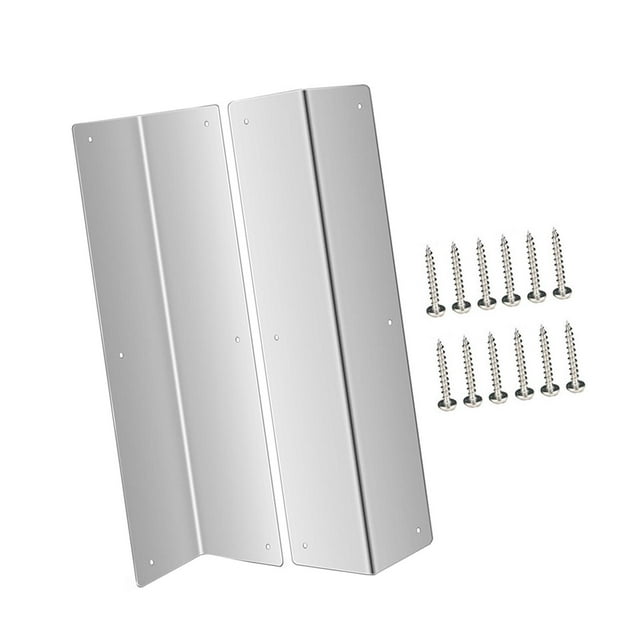 Tnarru 2 Pcs Protections d'Angle Murales Faciles à Installer Polyvalentes pour Couverture d'Angle Mural Résidentielle et Commerciale pour Centre Commercial Maison Argent