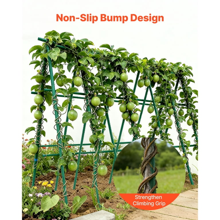 KFFKFF Garden Stakes 82.68-Inch, Green (25-Pack) photo 5