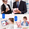 thumbnail image 4 of ELEHOLD Kids Case for iPad 10th Generation 10.9" 2022, Heavy Duty Rugged Cover with Foldable Kickstand  Crossbody Shoulder Strap Pencil Holder Shockproof Case for iPad 10.9" Case,Rosegold, 4 of 6