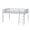 Gray, variant on Zimtown Full Size Junior Low Loft Bed with Stairs, White Wood Bunk Bed Frame, No Box Spring Required, White