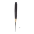 thumbnail image 2 of Racket Stringing Awl Portable Steel Badminton Racket String Assistance Awl Tool with Wooden Handle, 2 of 7