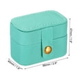 thumbnail image 2 of Uxcell Velvet Ring Box, 4 Slots Travel Ring Box Jewelry Holder Portable Mini Jewelry Case for Rings, Blue, 2 of 6