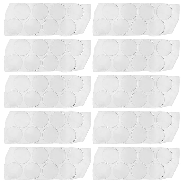 HAMPPLIES 80Ud Protectores Transparentes Para Escritorio Almohadillas Antideslizantes Para Vidrio